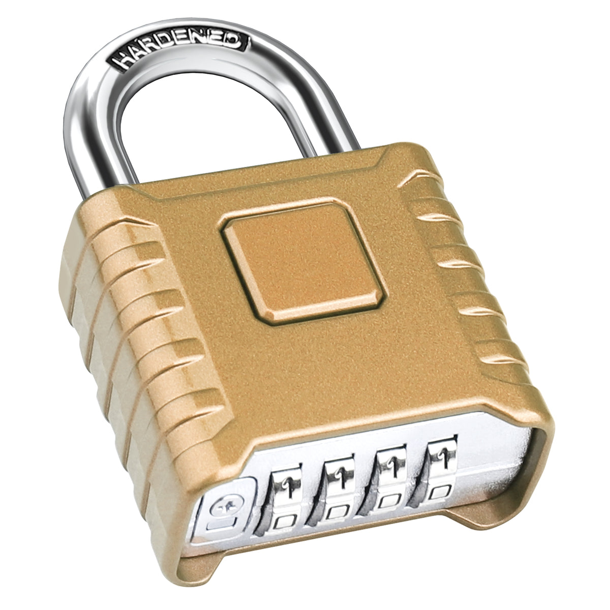 Large Heavy Duty Combination Padlock, [8mm Thick Shackle] [One-click Open] Diyife 52mm 4 Digit Locker Lock Weatherproof Lock Outdoor Combination Lock for Shed, Fence, Hasp, Cabinet, School, Gym