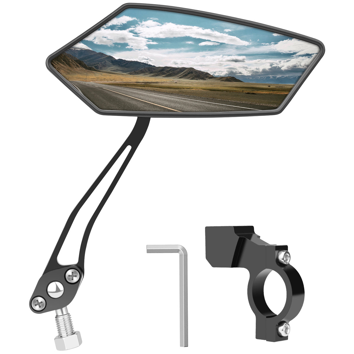 Diyife Bike Mirrors, HD Version Large Bicycle Mirrors for Handlebars