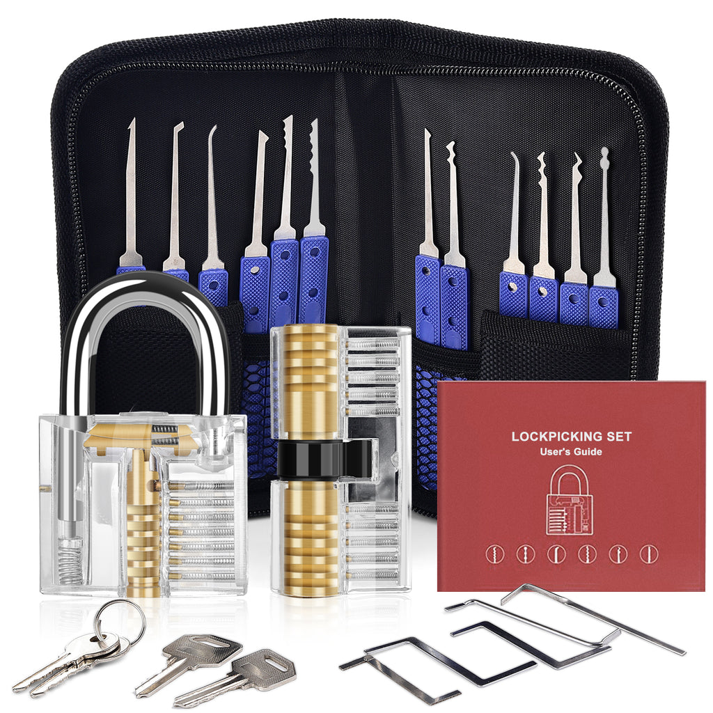 Diyife 26-Piece Lock Pick Set – Upgraded Professional Locksmith Tool Kit