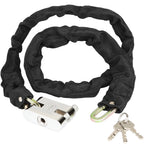 Diyife Heavy Duty Bike Lock - Anti-Theft High Security Chain with 3 Keys, Weatherproof Padlock for Bicycle, Motorcycle, Scooter, Door, Gate, Fence