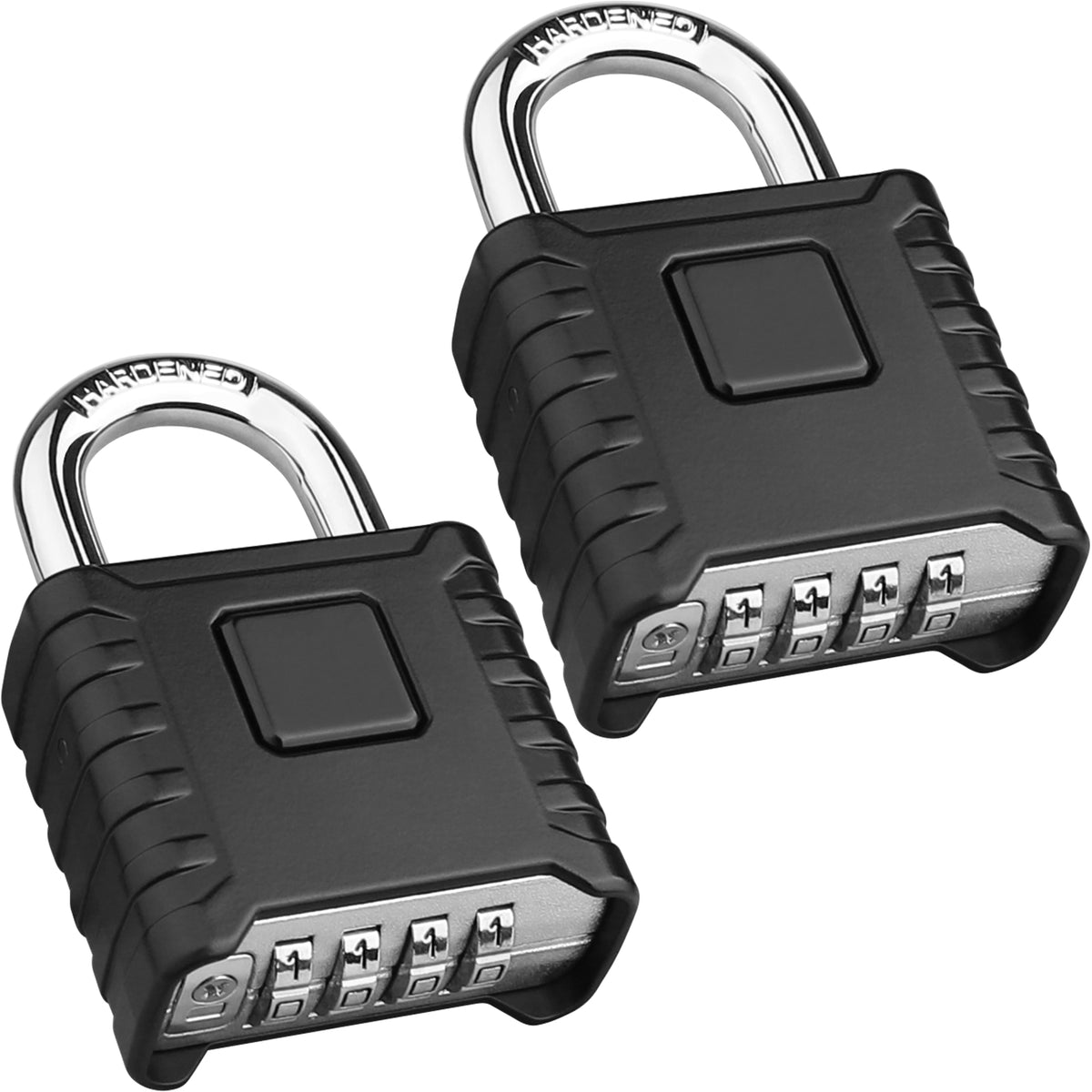 Large Heavy Duty Combination Padlock, [8mm Thick Shackle] [One-click Open] Diyife 52mm 4 Digit Locker Lock Weatherproof Lock Outdoor Combination Lock for Shed, Fence, Hasp, Cabinet, School, Gym
