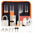Diyife Advanced Lock Mechanism Training Kit – 25-Piece Set with 4 Clear Practice Locks