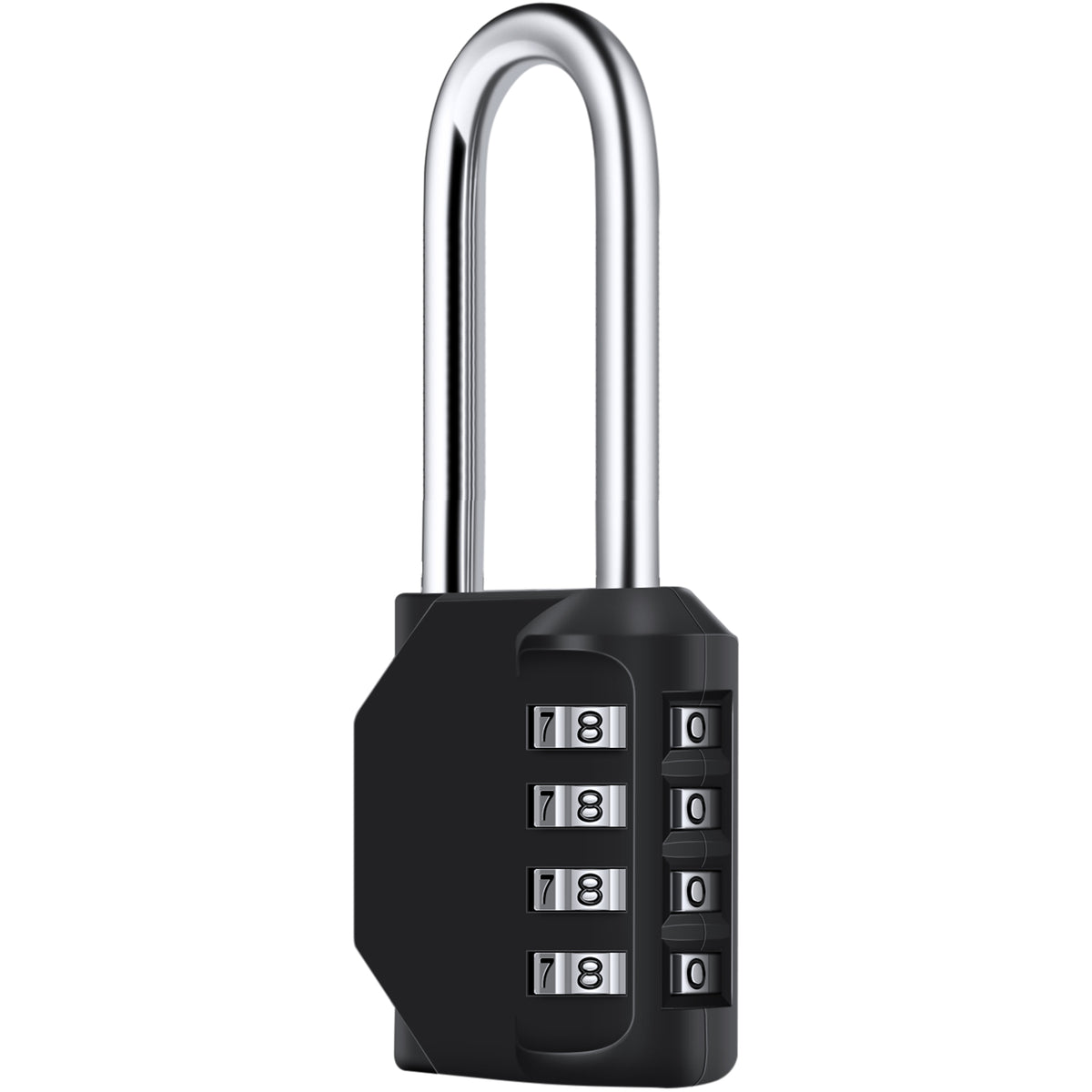 Diyife 4 Digit Combination Padlock, [2.6 inch Long Shackle] Locker Lock Weatherproof Lock Outdoor Combination Lock for School Gym Locker, Toolbox, Fence, Hasp, Cabinet, Shed, Cabinet