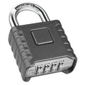 Large Heavy Duty Combination Padlock, [8mm Thick Shackle] [One-click Open] Diyife 52mm 4 Digit Locker Lock Weatherproof Lock Outdoor Combination Lock for Shed, Fence, Hasp, Cabinet, School, Gym