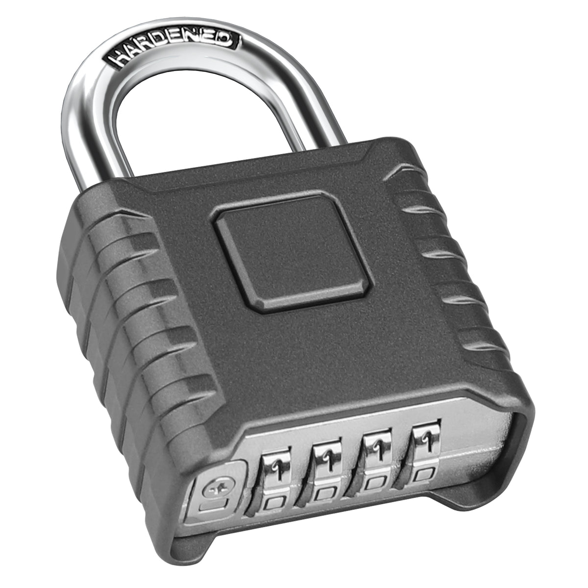 Large Heavy Duty Combination Padlock, [8mm Thick Shackle] [One-click Open] Diyife 52mm 4 Digit Locker Lock Weatherproof Lock Outdoor Combination Lock for Shed, Fence, Hasp, Cabinet, School, Gym
