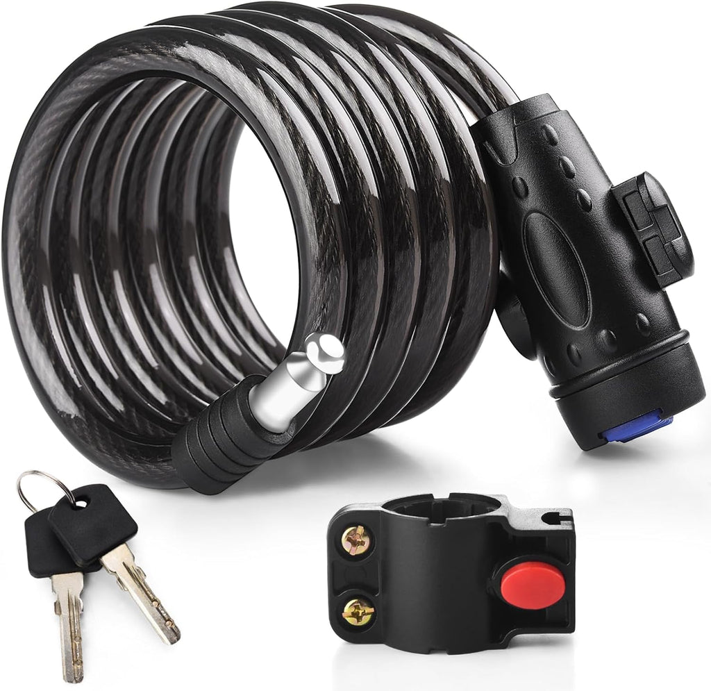 [4ft/1.2m] Diyife Bike Cable Locks with 2 Keys