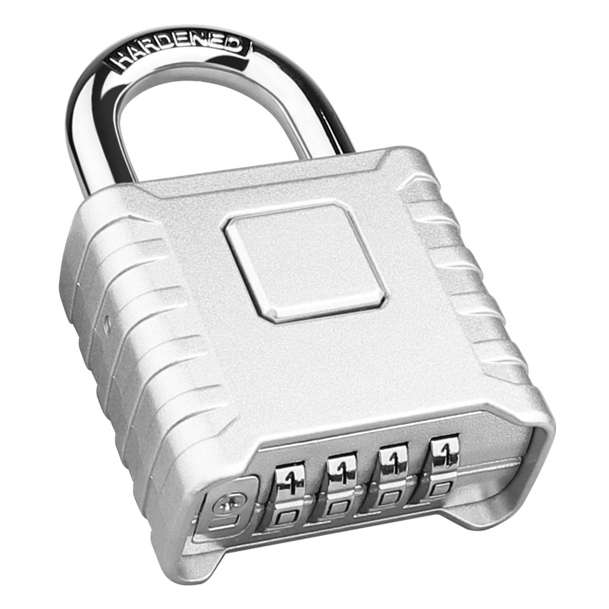 Large Heavy Duty Combination Padlock, [8mm Thick Shackle] [One-click Open] Diyife 52mm 4 Digit Locker Lock Weatherproof Lock Outdoor Combination Lock for Shed, Fence, Hasp, Cabinet, School, Gym