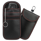 Diyife Faraday Bag for Car Keys, [2 Pack] [Gift for Men] Upgraded Car Key Antitheft Signal Blocker Pouch with Welt & Hook Securing Keyring, RFID Key Pouch for Keyless Car, Antitheft Key Fob Protector
