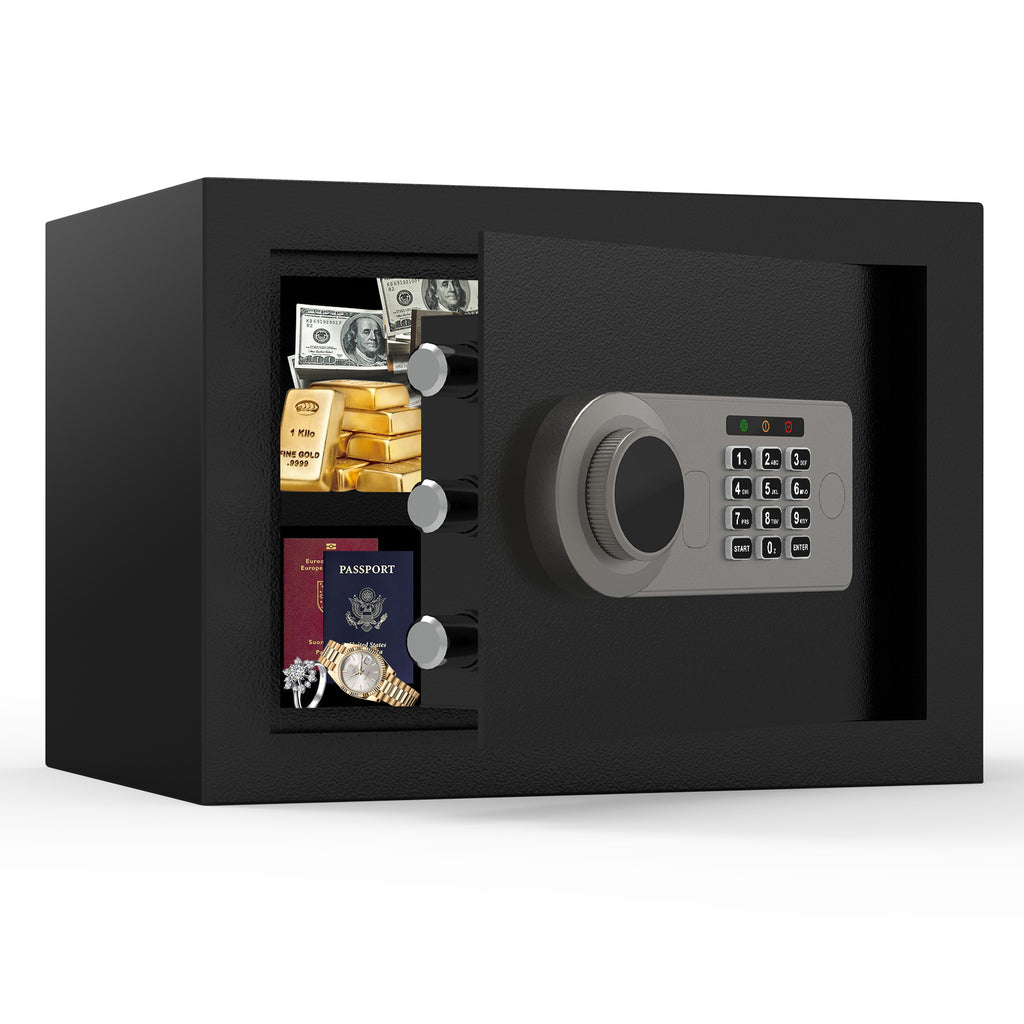 Diyife 22.6L Waterproof Safe Box with Dual-Way Opening for Home, Hotel & Office