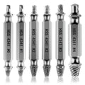 Screw Extractor, [Gift for Men][6 Pieces] Diyife Stripped Screw Remover, Damaged Screw Bolt Extractor Set, Speed Out Drill Bits Guide Set for Broken or Damaged Screws Made from H.S.S. 4341#