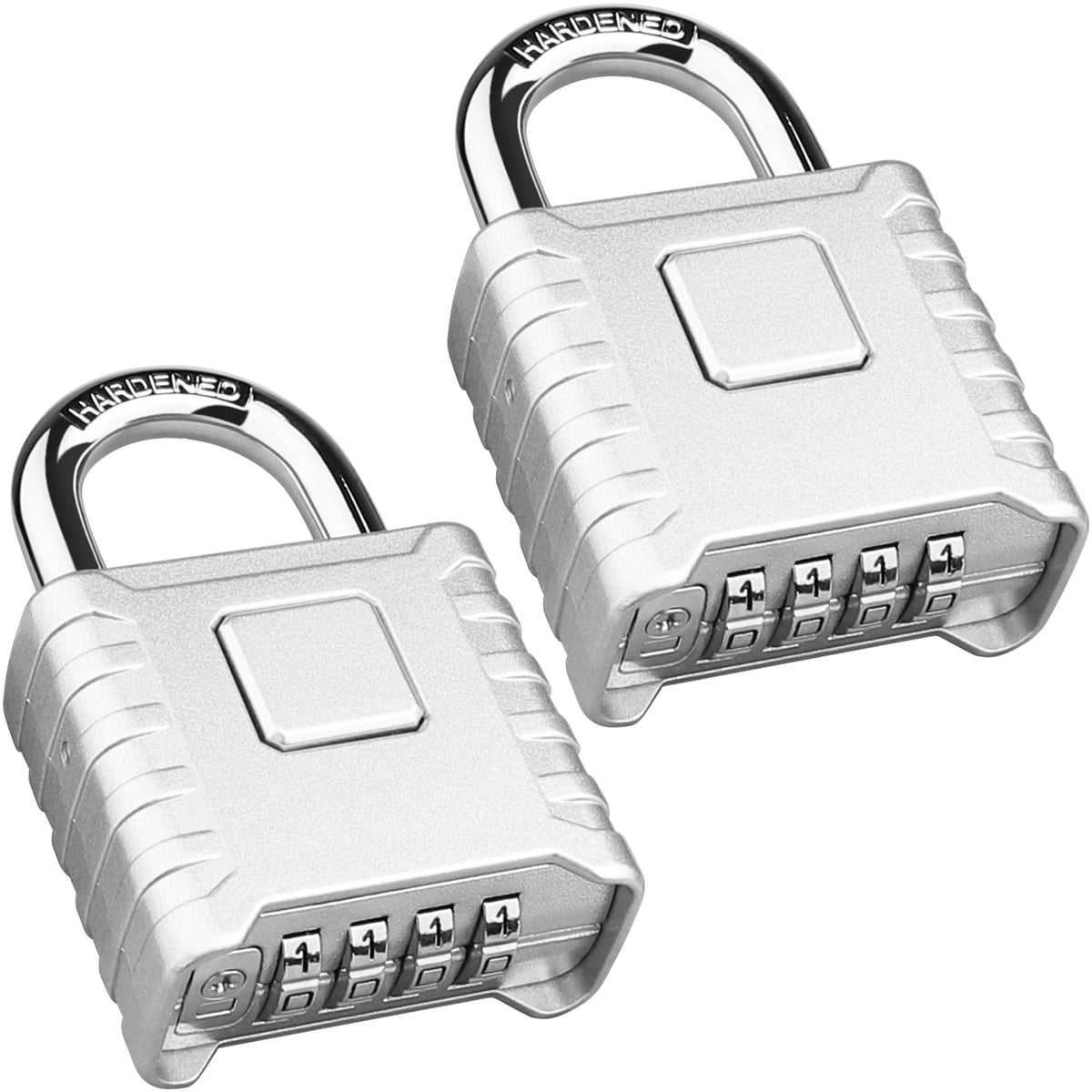 Large Heavy Duty Combination Padlock, [8mm Thick Shackle] [One-click Open] Diyife 52mm 4 Digit Locker Lock Weatherproof Lock Outdoor Combination Lock for Shed, Fence, Hasp, Cabinet, School, Gym