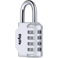 Diyife Combination Padlock, Weatherproof 4 Digit Resettable Locker Lock