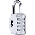 Diyife Combination Padlock, Weatherproof 4 Digit Resettable Locker Lock