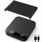 Rechargeable Mini Coffee Scales with Timer, Diyife 0.1g/3KG High Precision, Electronic Espresso Scale, HD LED Display, Auto & Manual Timing, Portable Analytical Lab Balance for Labs, Jewellers, Gold