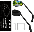 Diyife 2 Pcs HD Wide Angle Large Bicycle Mirrors