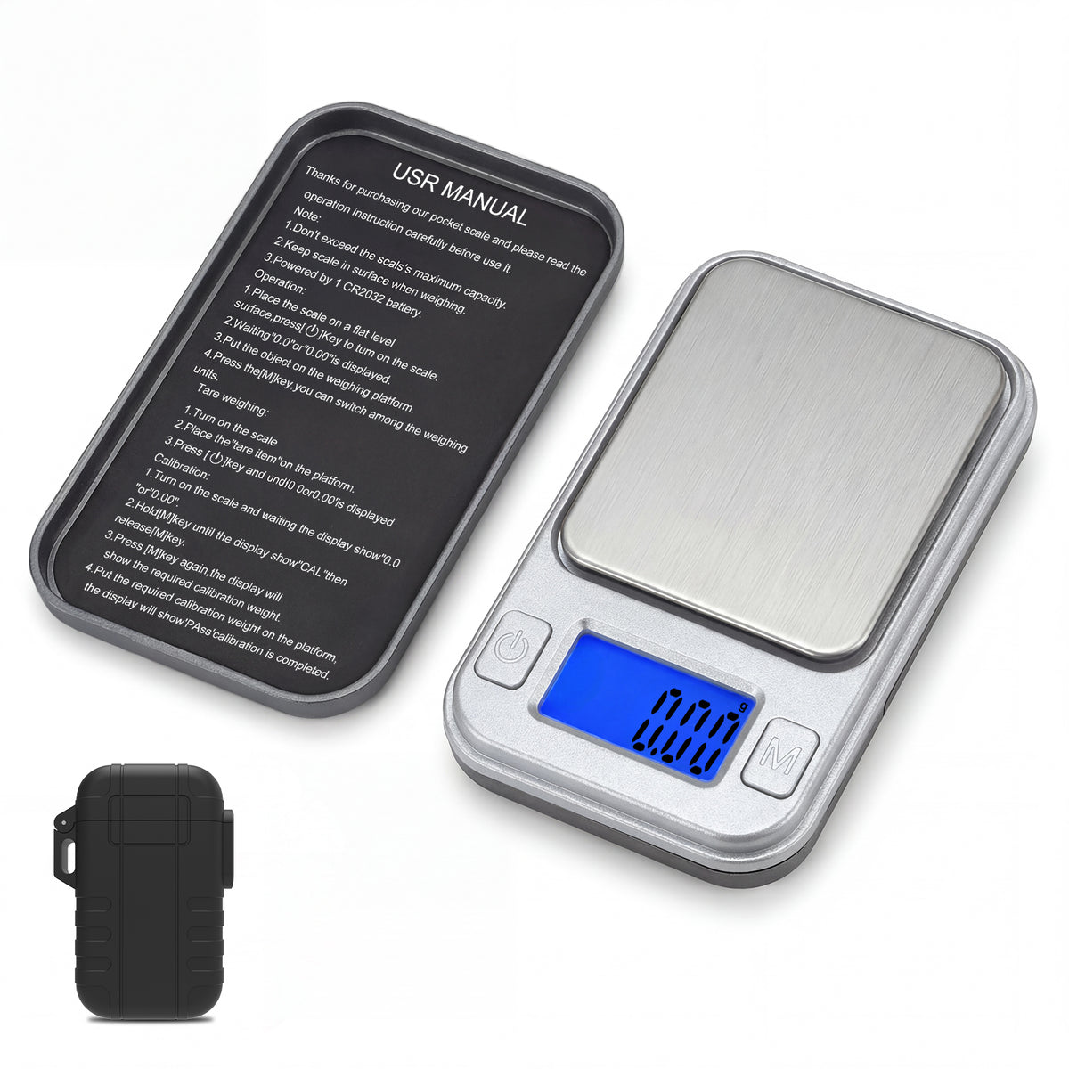 Mini Scales 0.01g/200g, Diyife Portable Precision Scale Jewellery Scales with Storage Case, Auto-Off, Backlit Lcd, 8 Units, Tare, Digital Pocket Scales for Food, Gold, Coffee, Gem