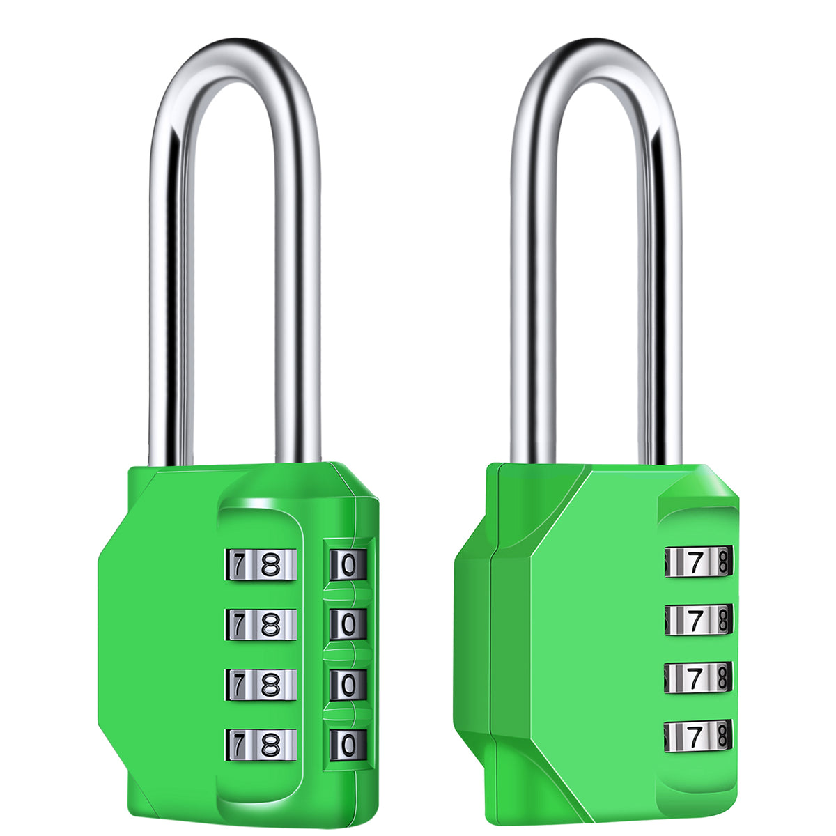 Diyife 4 Digit Combination Padlock, [2.6 inch Long Shackle] Locker Lock Weatherproof Lock Outdoor Combination Lock for School Gym Locker, Toolbox, Fence, Hasp, Cabinet, Shed, Cabinet