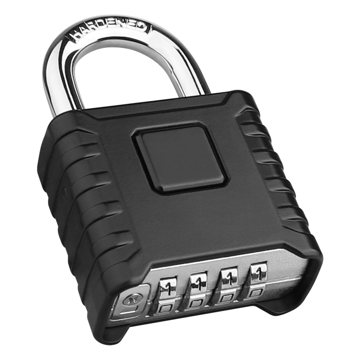 Large Heavy Duty Combination Padlock, [8mm Thick Shackle] [One-click Open] Diyife 52mm 4 Digit Locker Lock Weatherproof Lock Outdoor Combination Lock for Shed, Fence, Hasp, Cabinet, School, Gym