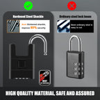 Large Heavy Duty Combination Padlock, [8mm Wraped Beam Cut Resistance] Diyife 54mm Combination Lock, Weatherproof 4 Digit Combo Lock Outdoor Padlock for Gate, Garage, Shed, School
