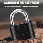 Large Heavy Duty Combination Padlock, [New Version ] Diyife 51.5mm 4 Digit Code Locker Lock Weatherproof Lock Outdoor Combination Lock for School Gym Locker,Shed, Fence, Hasp, Cabinet