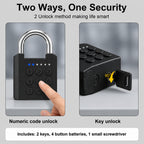 Combination Padlock, Diyife IPX5 Weatherproof Outdoor Keyless Entry Padlock