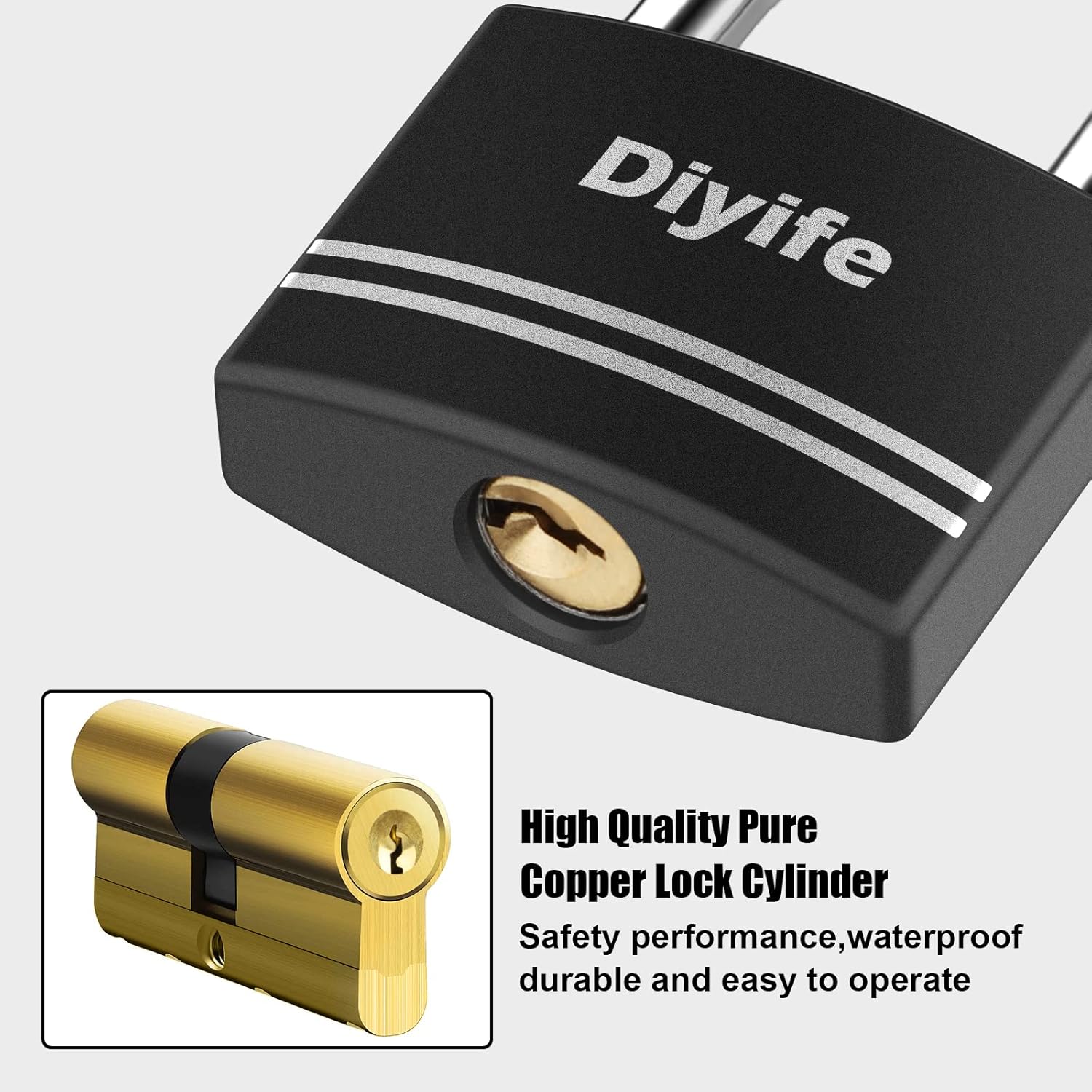 Diyife Padlock with Key