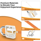 Diyife Advanced Lock Mechanism Training Kit – 25-Piece Set with 4 Clear Practice Locks