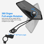 Diyife Bike Mirrors, HD Version Large Bicycle Mirrors for Handlebars
