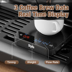Diyife Mini Coffee Scales with Timer, 0.1g/2kg, Tri-Screen, 4 Brewing Modes, Rechargeable High Precision Digital Coffee Weighing Scales, USB-C Charging, Flow Rate for Espresso & Pour Over, Auto Timing