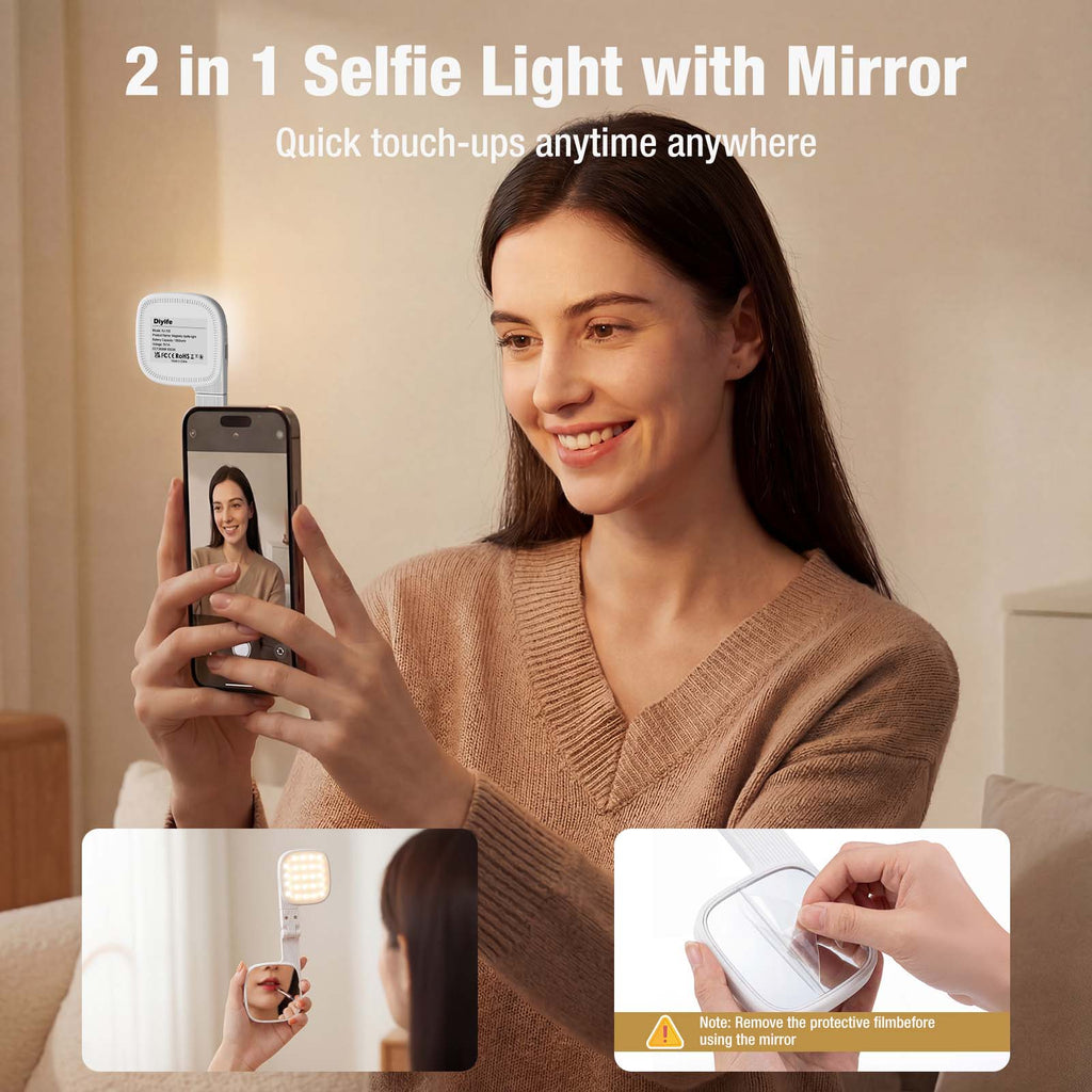 Diyife Magnetic Selfie Light for Phone, Compatible with MagSafe