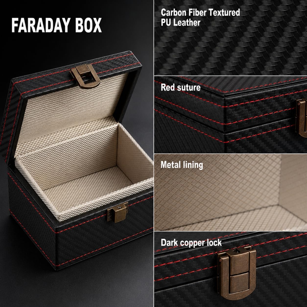 Diyife Faraday Box 4.6" x3.6" x2.5"