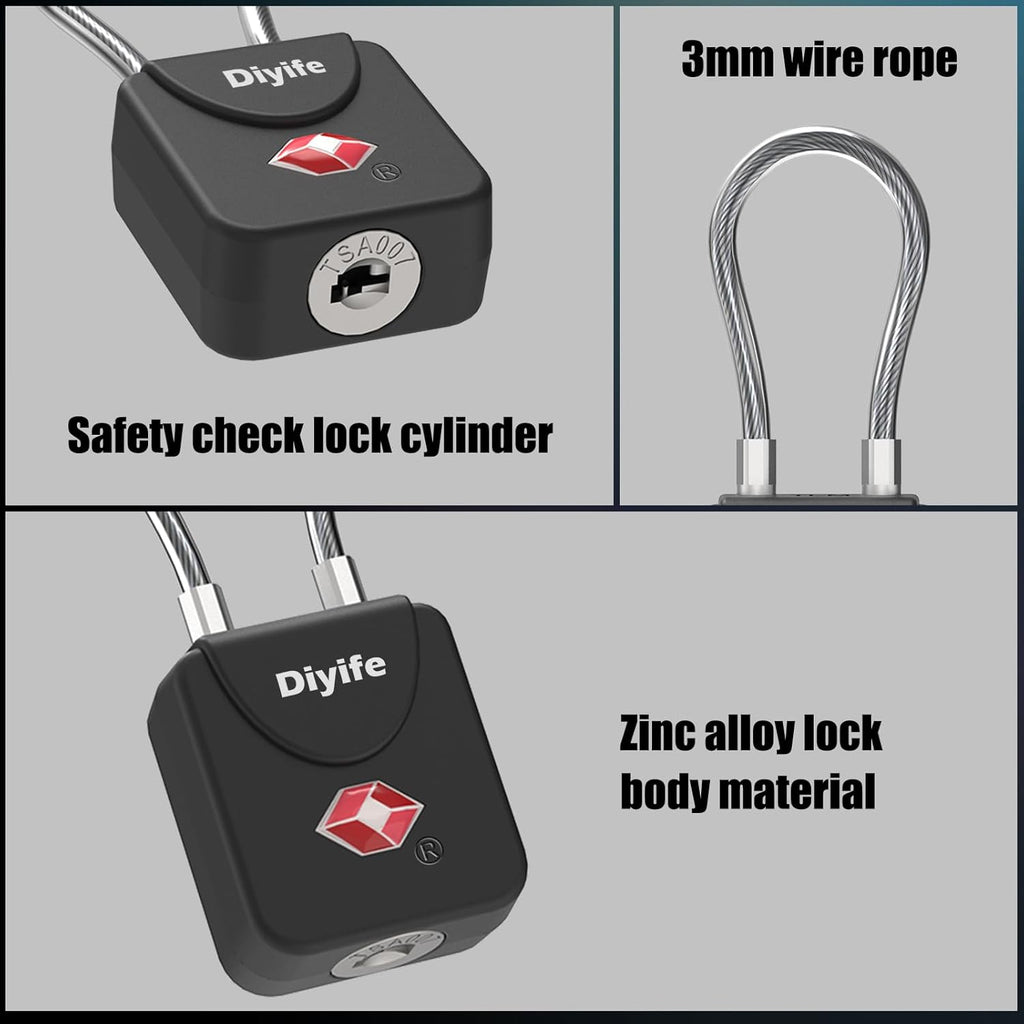 Luggage Locks with Key
