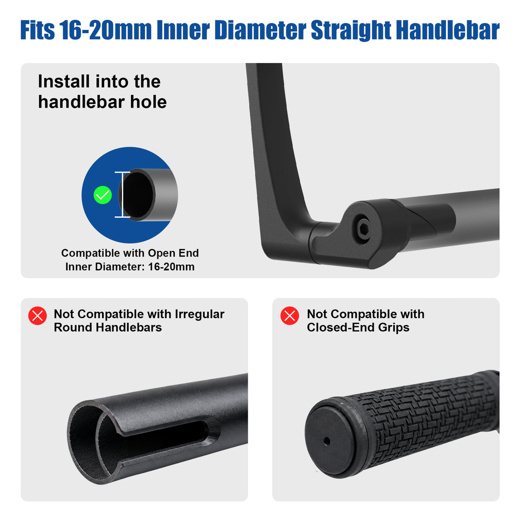 Diyife Bar End Bike Mirrors, HD Version Bicycle Mirrors for Handlebar