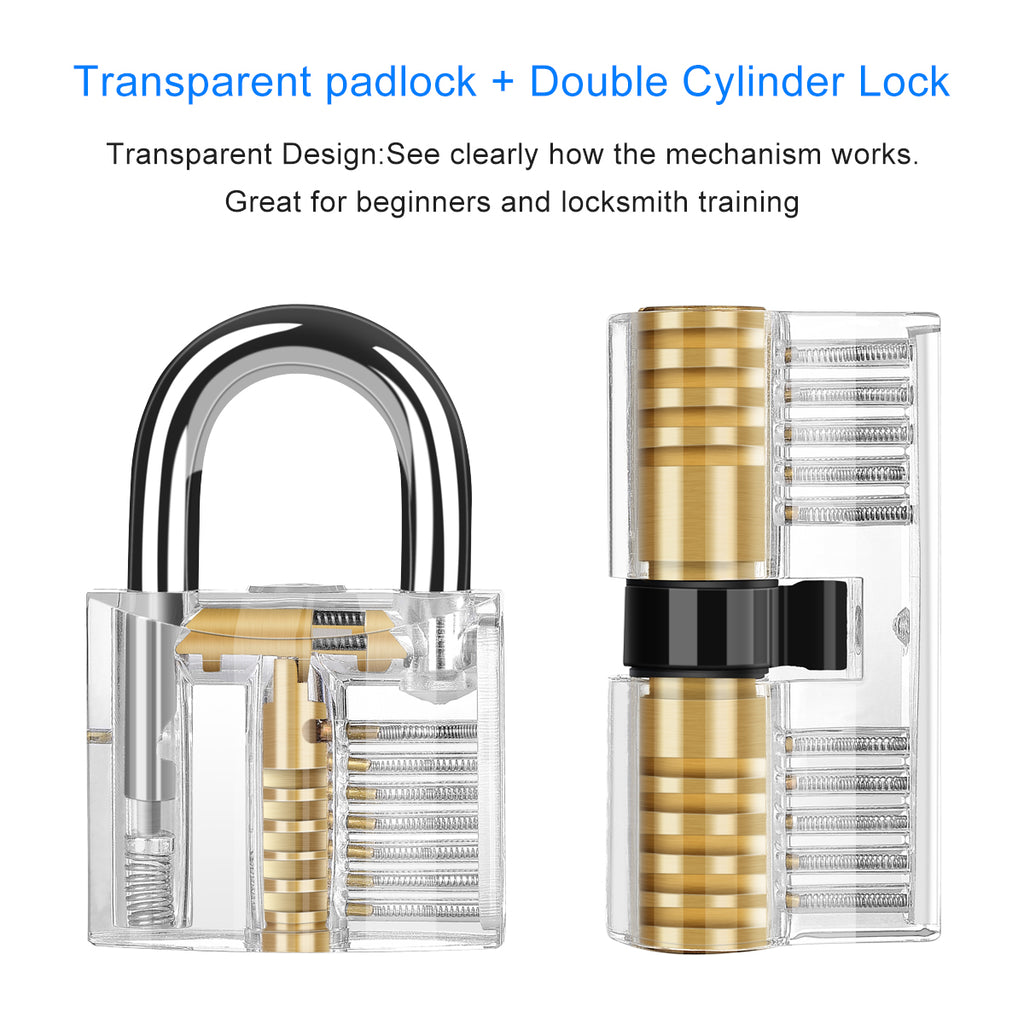 Diyife 26-Piece Lock Pick Set – Upgraded Professional Locksmith Tool Kit
