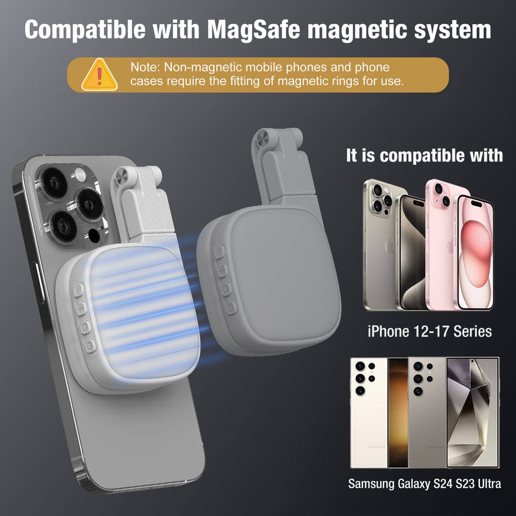 Diyife Magnetic Selfie Light for Phone, Compatible with MagSafe