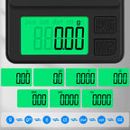Diyife Mini Scales, [1000g/0.01g] Small Pocket Scales, High Precision Portable Weighing Scales with Cover, Fast Read with Back-Lit LCD Display, for Jewellery Gold Coffee Coin Herb Lab