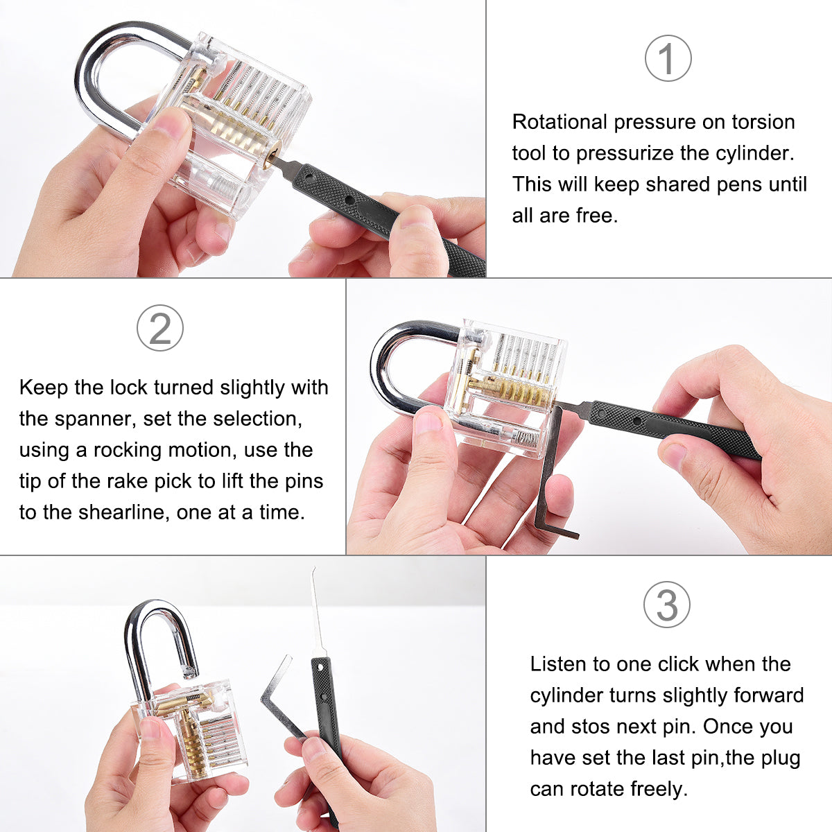 Diyife 26-Piece Lock Pick Set – Upgraded Professional Locksmith Tool Kit