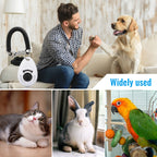 Dog Clickers, [2 PCS] Diyife Dog Training Clickers with Wrist Strap Lightweight, Pet Behavioral Training Tools for Puppy, Cats, Birds, Hamsters, for Pet Lovers (Green&Pink)