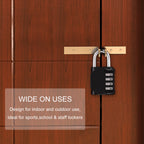 Diyife Combination Padlock, Weatherproof 4 Digit Resettable Locker Lock