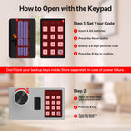 Small Safe Box for Home, Diyife 0.22 Cu Ft Money Safe Security Lock Box