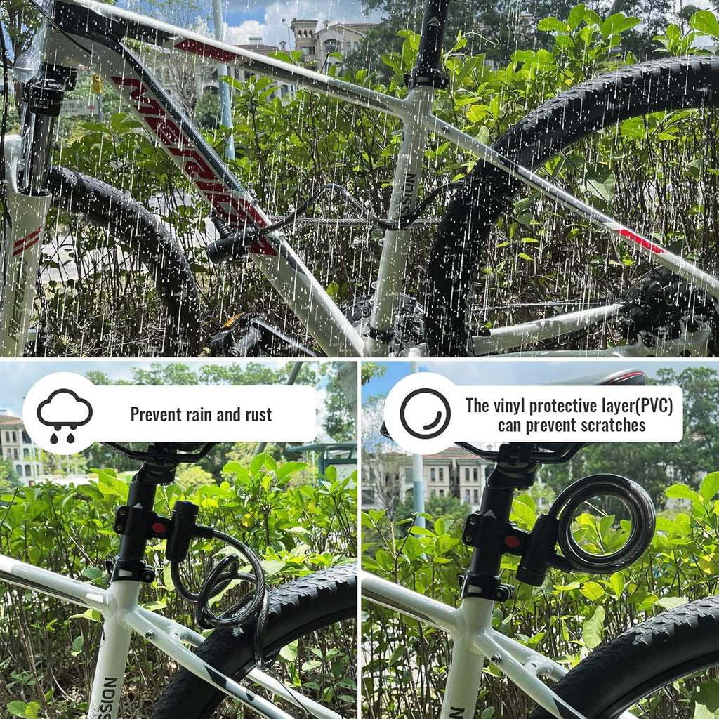 [4ft/1.2m] Diyife Bike Cable Locks with 2 Keys