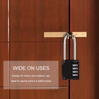 Diyife 4 Digit Combination Padlock, [2.6 inch Long Shackle] Locker Lock Weatherproof Lock Outdoor Combination Lock for School Gym Locker, Toolbox, Fence, Hasp, Cabinet, Shed, Cabinet