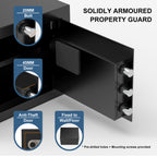 Diyife 22.6L Waterproof Safe Box with Dual-Way Opening for Home, Hotel & Office