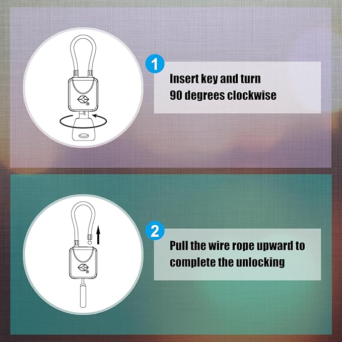 Luggage Locks with Key