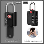 Diyife TSA Travel Padlock, Key Lock, Mini TSA Lock for Suitcase, Luggage, Travel Case, Locker