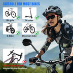 Diyife 2 Pcs HD Wide Angle Large Bicycle Mirrors