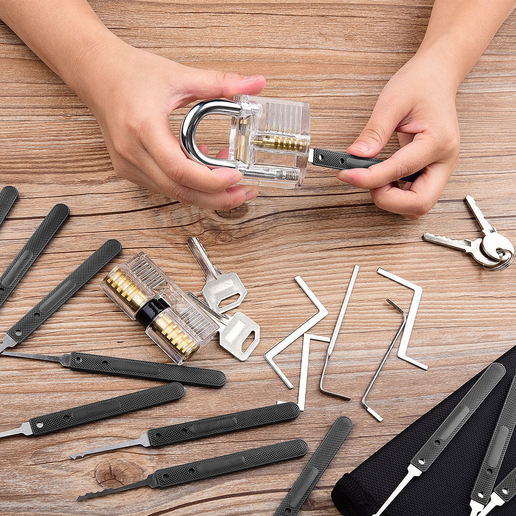 Diyife 26-Piece Lock Pick Set – Upgraded Professional Locksmith Tool Kit