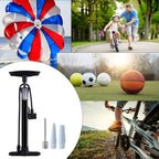 Mini Pompa da Bici con Manometro – Pompa Portatile per Pneumatici in Alluminio da 80-100 PSI per Valvole Presta e Schrader – Pompa Leggera per Bici da Corsa e Mountain Bike, Argento