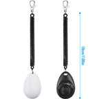 Dog Clickers, [2 PCS] Diyife Dog Training Clickers with Wrist Strap Lightweight, Pet Behavioral Training Tools for Puppy, Cats, Birds, Hamsters, for Pet Lovers (Black&White)