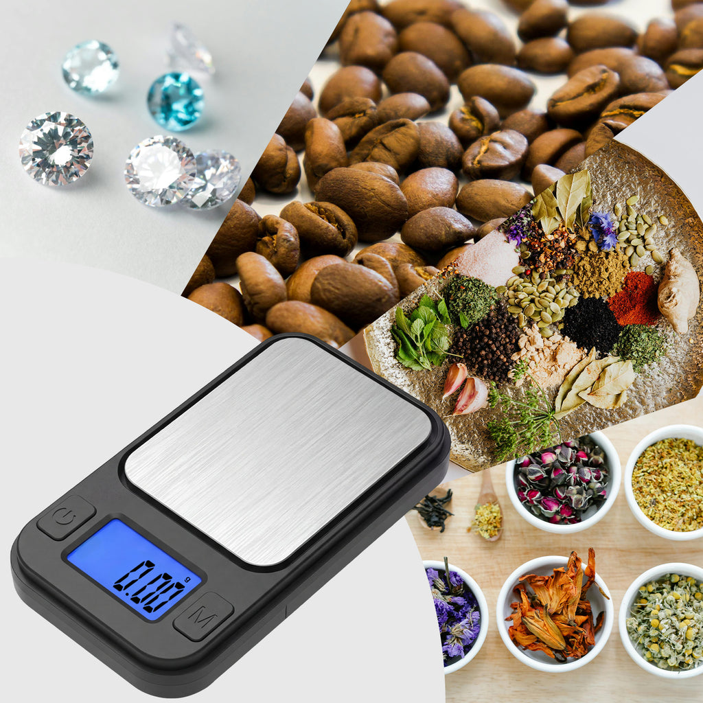 Mini Scales 0.01g/200g, Diyife Portable Precision Scale Jewellery Scales with Storage Case, Auto-Off, Backlit Lcd, 8 Units, Tare, Digital Pocket Scales for Food, Gold, Coffee, Gem